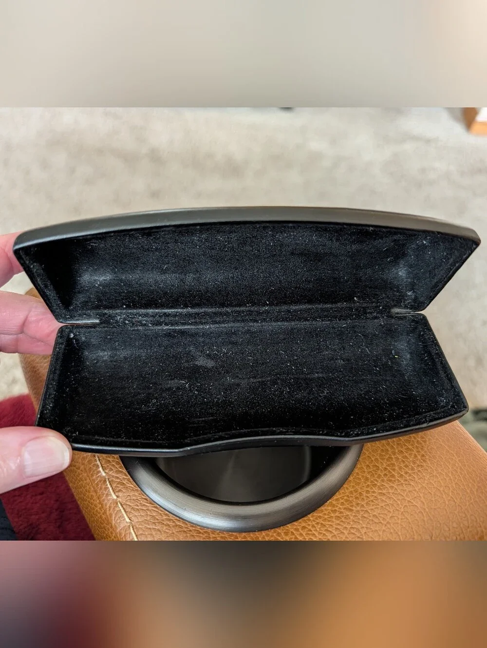 bebe Glasses Case with Gold Logo